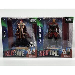 McFarlane Platinum Edition Movie Maniacs Red One 6-Inch Posed Figure Bundle